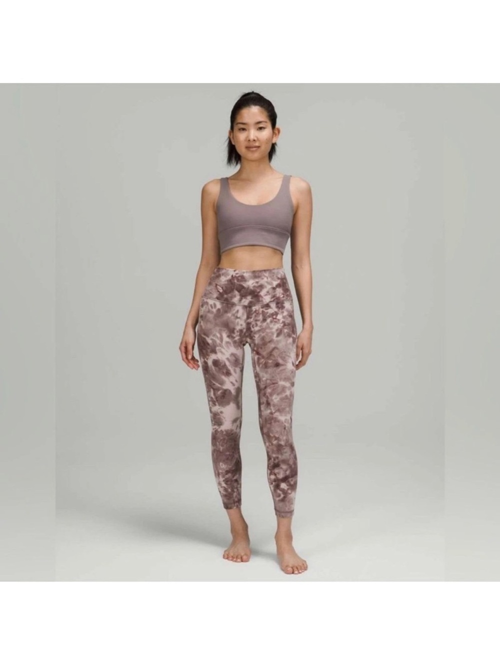 lululemon athletica Mauve Tie-Dye High-Rise Leggings